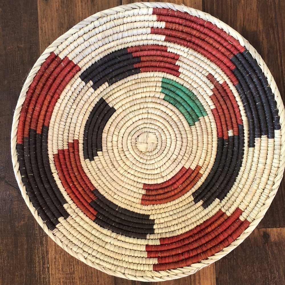 Southwest boho style basket